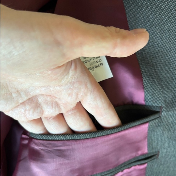 New Club Room Men's Classic-Fit Stretch Suit Blazer Jacket Size 42 L Brown - Picture 13 of 16